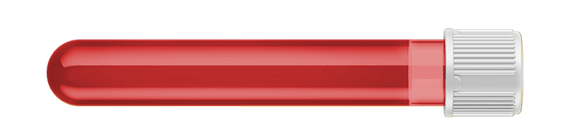 Sample of red automatic transmission fluid
